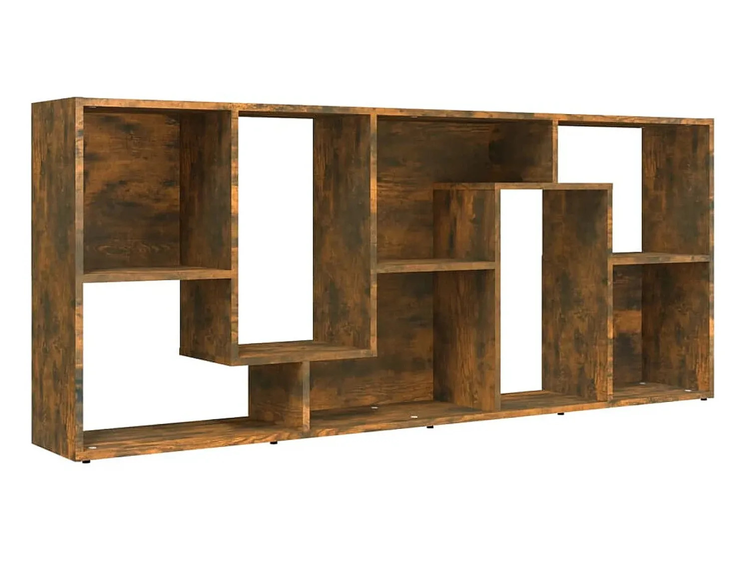 Biblioteca* Estante 67x24x161 cm derivados de madeira carvalho fumado PT610903 Castanho