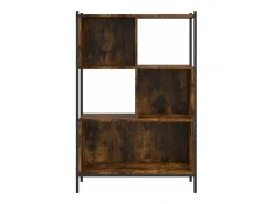 Biblioteca* Estante 72x28x109 cm derivados de madeira carvalho fumado PT163543 Castanho