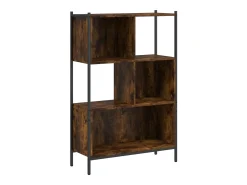 Biblioteca* Estante 72x28x109 cm derivados de madeira carvalho fumado PT163543 Castanho