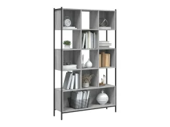 Biblioteca| Estante 102x28x172 cm derivados de madeira sonoma PT475978 Cinzento