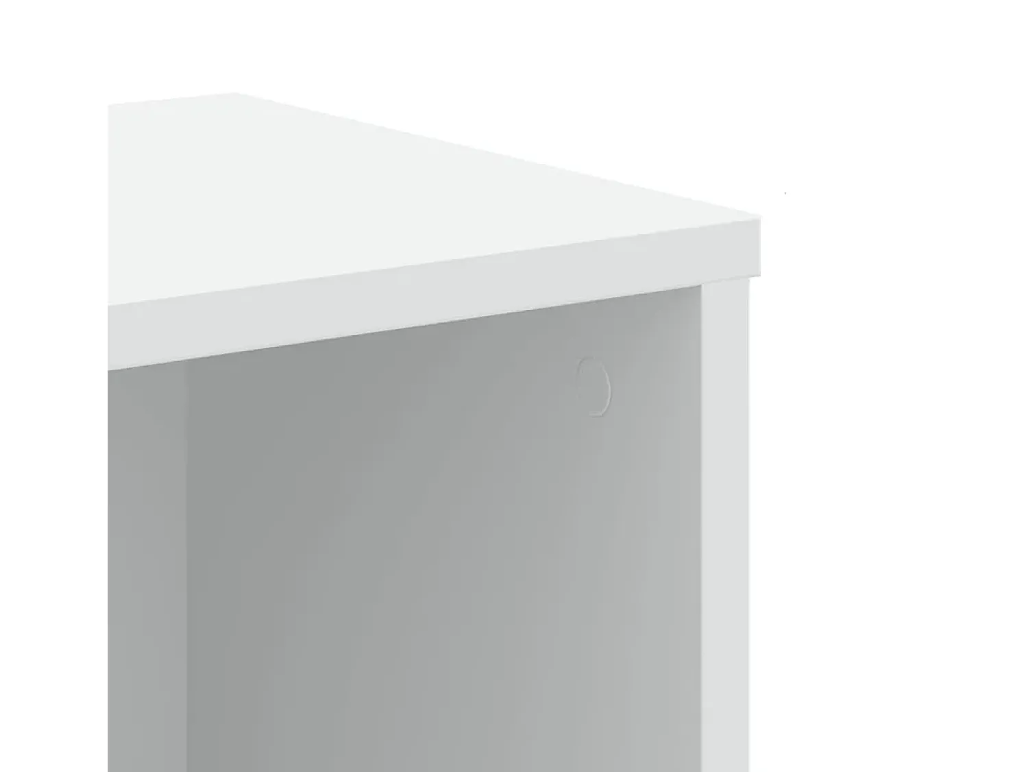 Prateleira|vidaxl Estante 50x25x105 cm derivados de madeira Branco