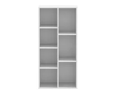 Prateleira|vidaxl Estante 50x25x105 cm derivados de madeira Branco