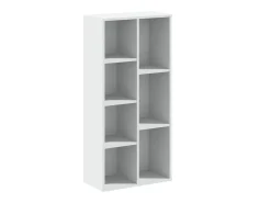 Prateleira|vidaxl Estante 50x25x105 cm derivados de madeira Branco