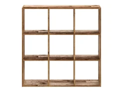 Biblioteca| Estante 102x32x102 cm derivados de madeira madeira velha PT587106 Castanho