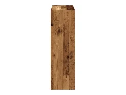 Biblioteca| Estante 102x32x102 cm derivados de madeira madeira velha PT587106 Castanho