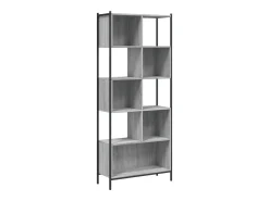 Biblioteca| Estante 72x28x172 cm derivados de madeira sonoma PT539813 Cinzento