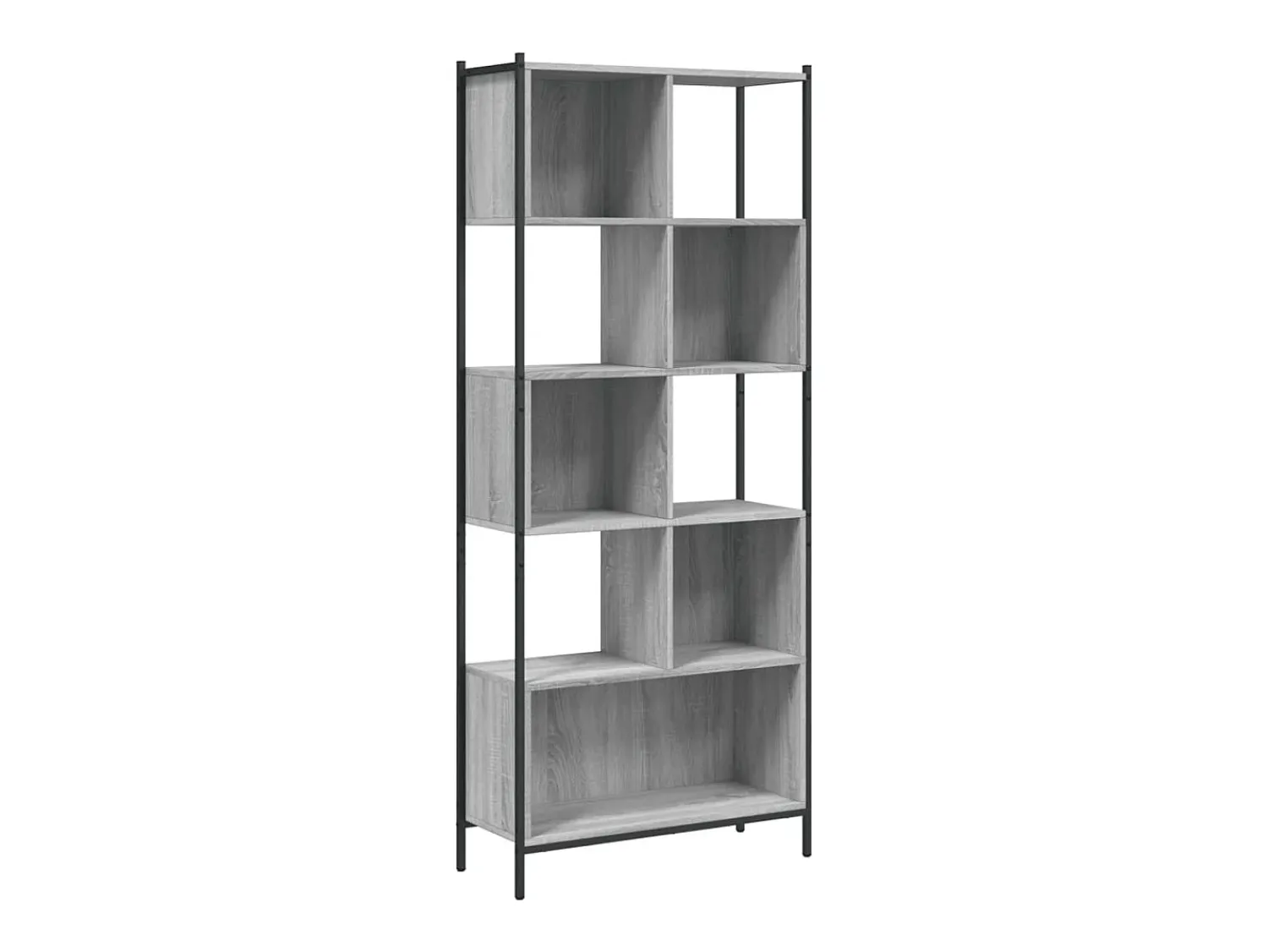Biblioteca| Estante 72x28x172 cm derivados de madeira sonoma PT539813 Cinzento