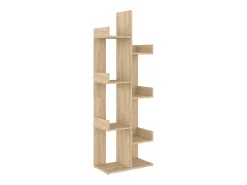 Vitrina|vidaxl Estante 48x25,5x140 cm derivados de madeira carvalho sonoma Castanho