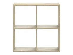 Biblioteca| Estante 68,5x32x68,5 cm derivados de madeira carvalho sonoma PT116007 Castanho