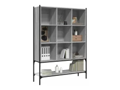 Vitrina|vidaxl Estante 102x30x141,5 cm derivados de madeira sonoma Cinzento
