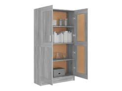 Biblioteca* Estante 82,5x30,5x150 cm derivados de madeira sonoma PT726616 Cinzento