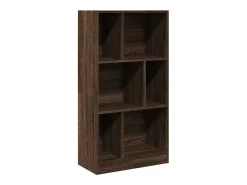 Vitrina*vidaxl Estante 57x28,5x107,5 cm derivados de madeira carvalho Castanho