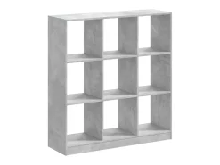 Prateleira*vidaxl Estante 102x32x108 cm derivados de madeira cinzento cimento Cinzento claro