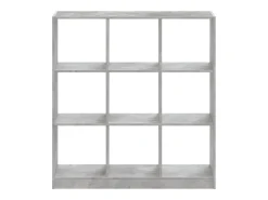 Prateleira*vidaxl Estante 102x32x108 cm derivados de madeira cinzento cimento Cinzento claro