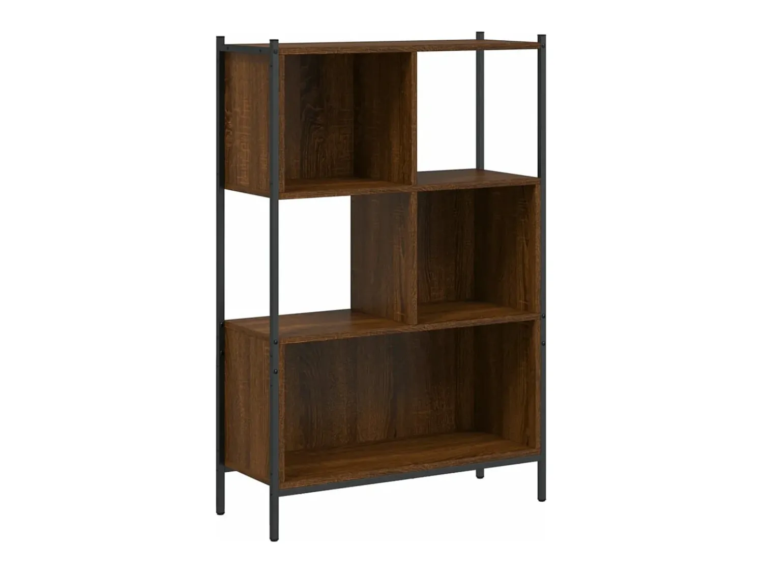 Vitrina|vidaxl Estante 72x28x109 cm derivados de madeira carvalho Castanho