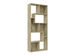 Biblioteca| Estante 67x24x161 cm derivados de madeira carvalho sonoma PT907841 Castanho