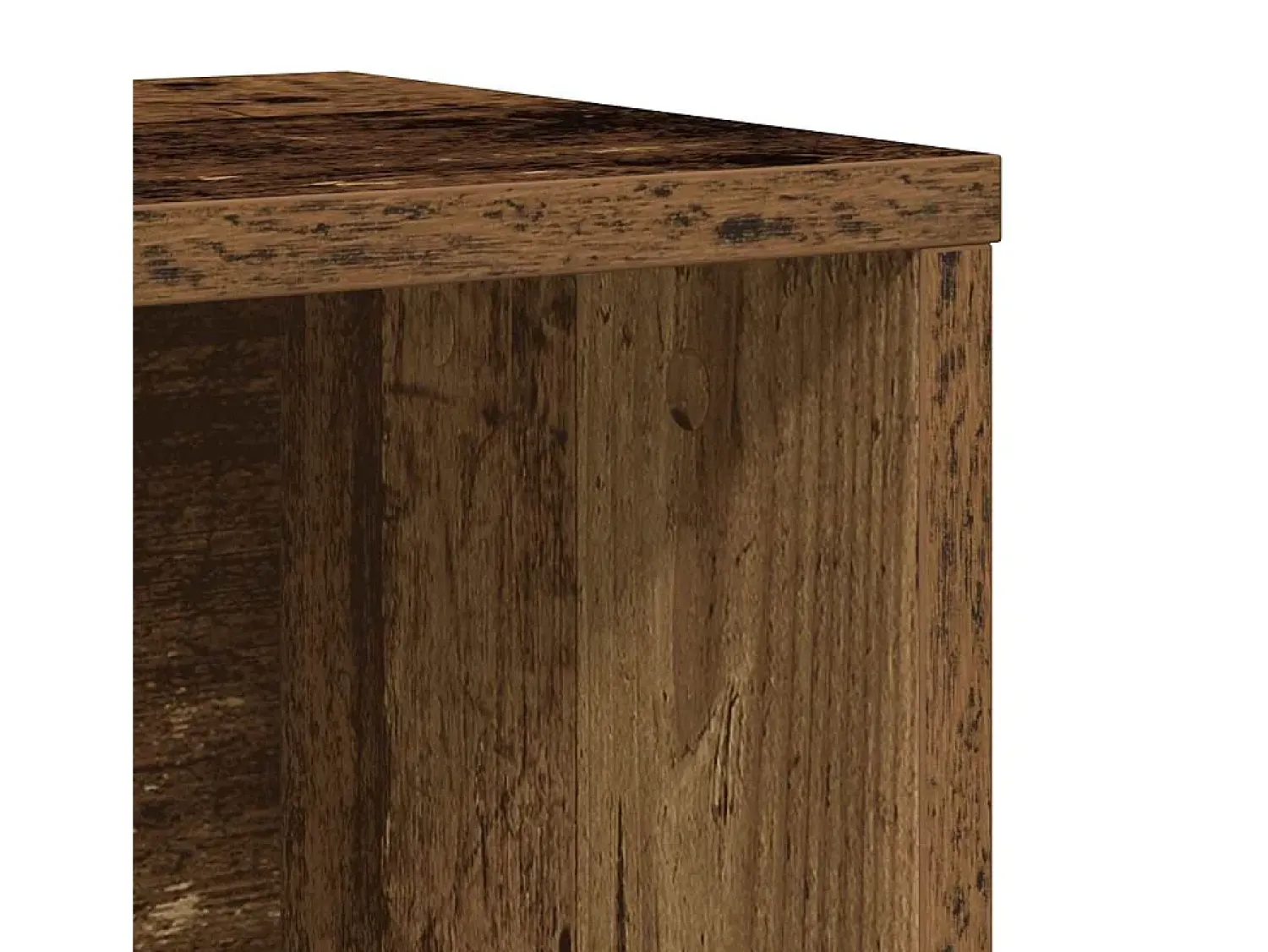Biblioteca*vidaxl Estante 60x24x101,5 cm derivados de madeira madeira velha Castanho
