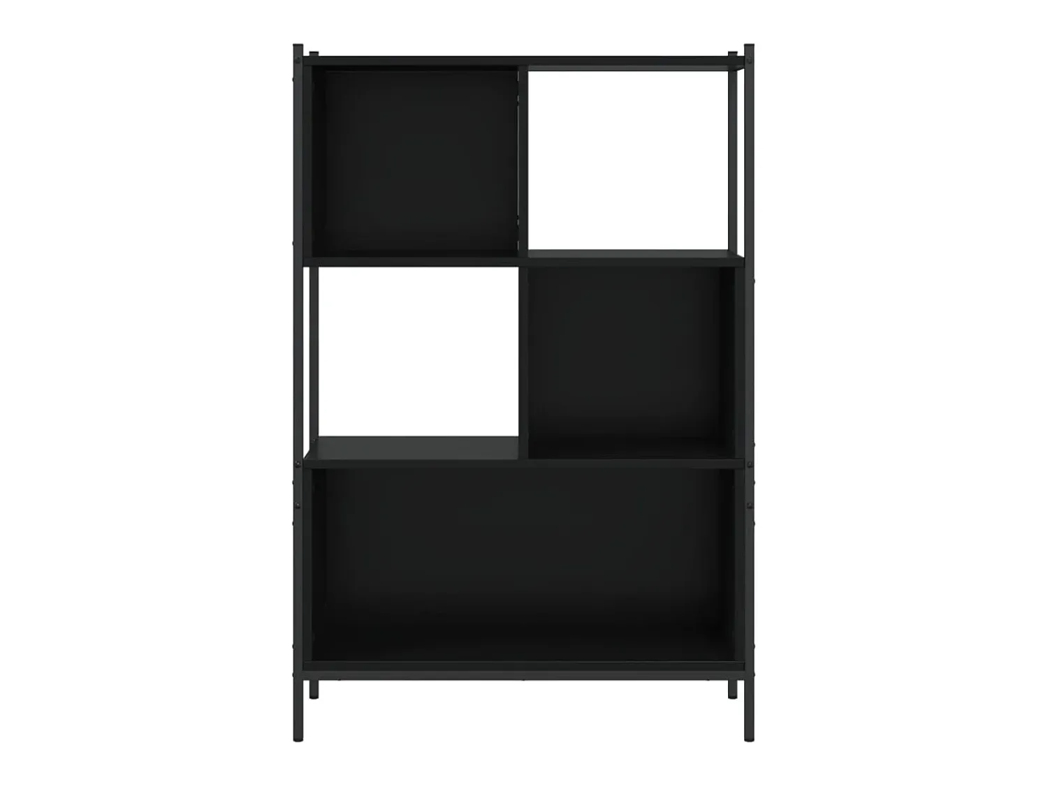 Biblioteca* Estante 72x28x109 cm derivados de madeira PT562128 Preto