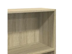 vidaxl Estante 80x30x189 cm derivados de madeira cor carvalho^ Biblioteca