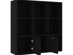 Clearance Estante 98x30x98 cm derivados de madeira PT208086 Preto