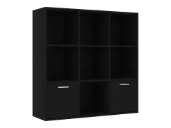 Clearance Estante 98x30x98 cm derivados de madeira PT208086 Preto