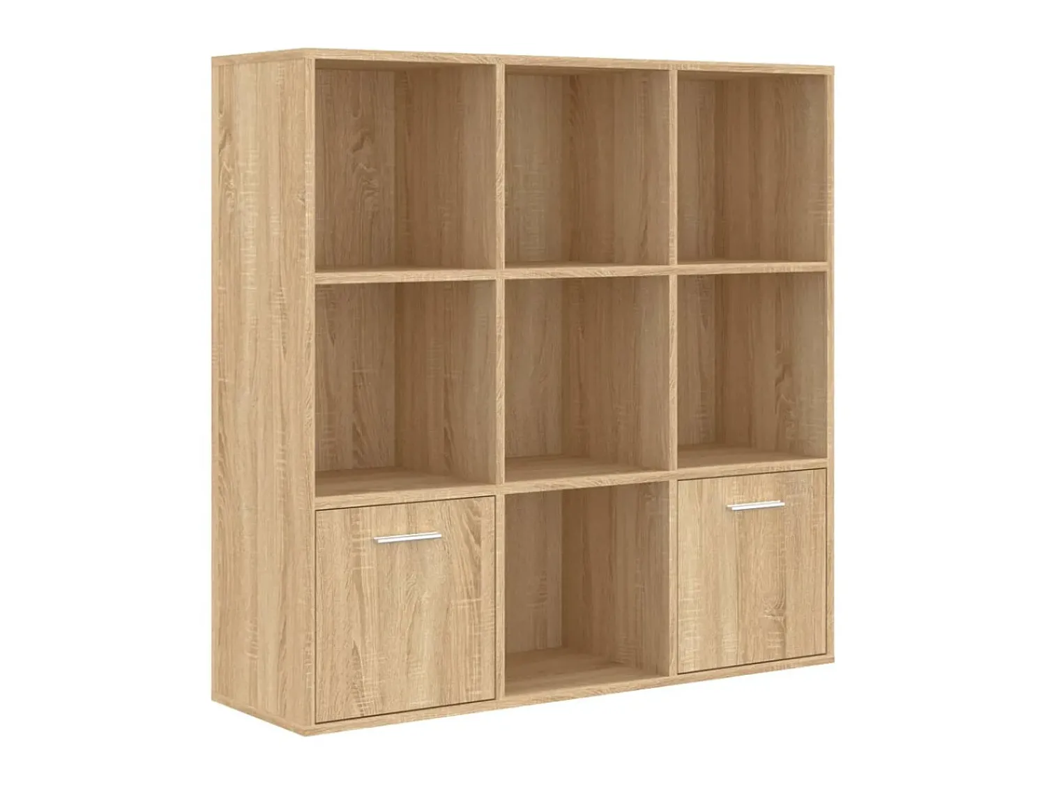 Biblioteca| Estante 98x30x98 cm derivados de madeira carvalho sonoma PT147512 Castanho