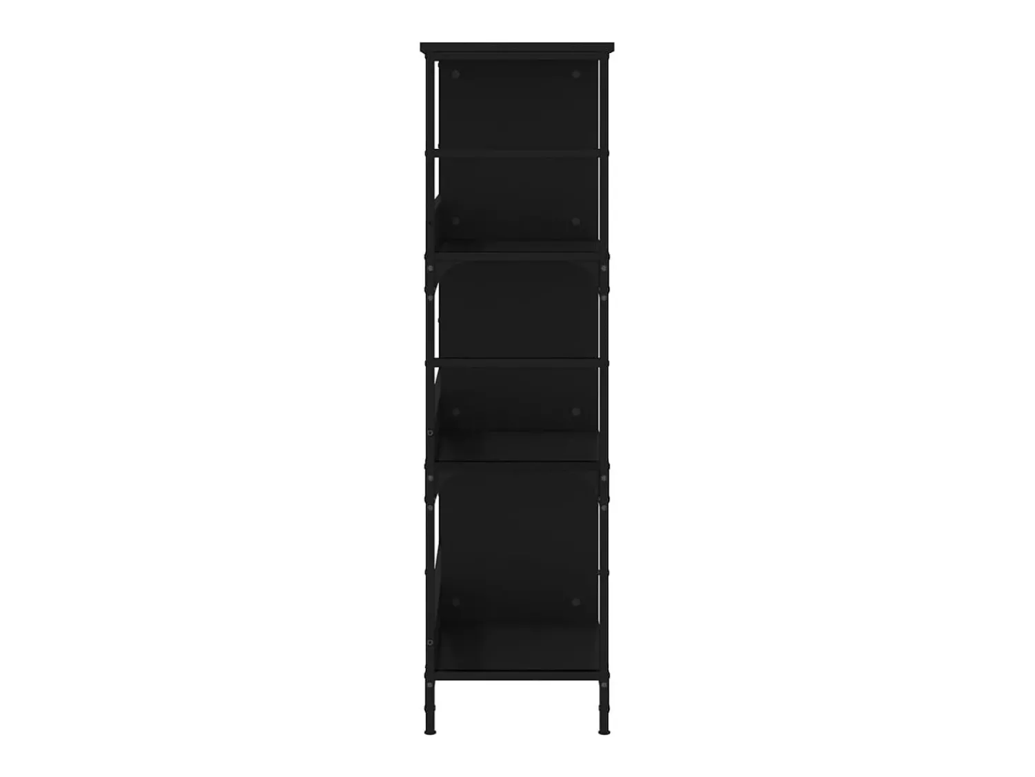 New Estante 78,5x33x117,5 cm derivados de madeira PT102647 Preto