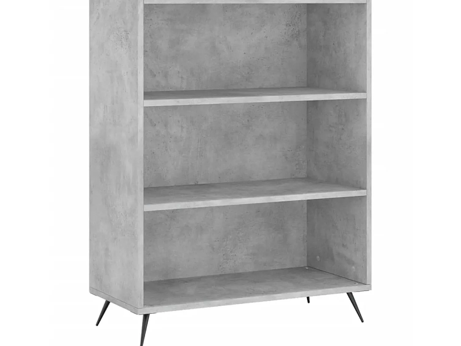 Biblioteca* Estante 69,5x32,5x90 cm derivados de madeira cimento PT607813 Cinzento