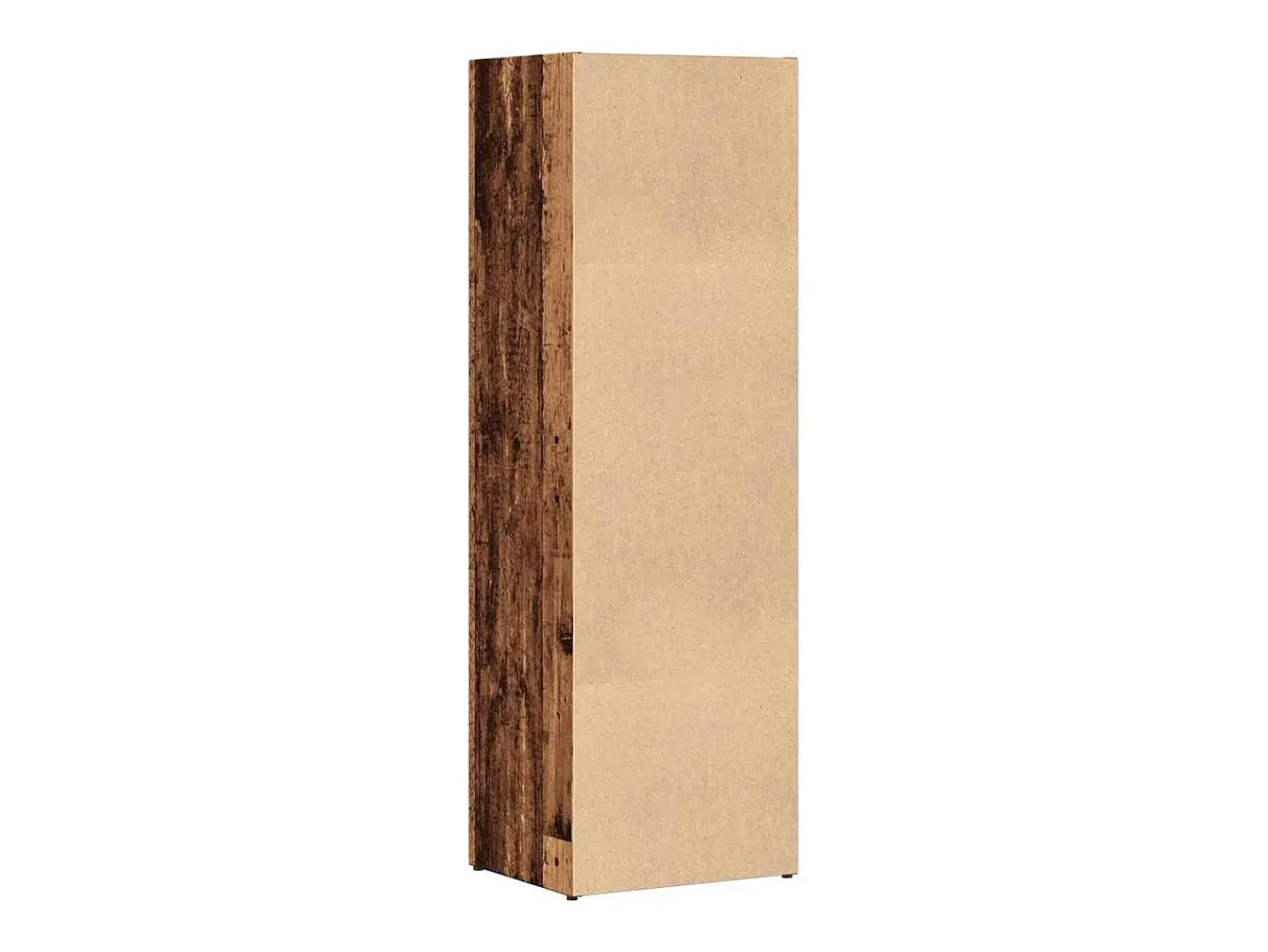 Biblioteca*vidaxl Estante 36x30x114 cm derivados madeira madeira velha Castanho