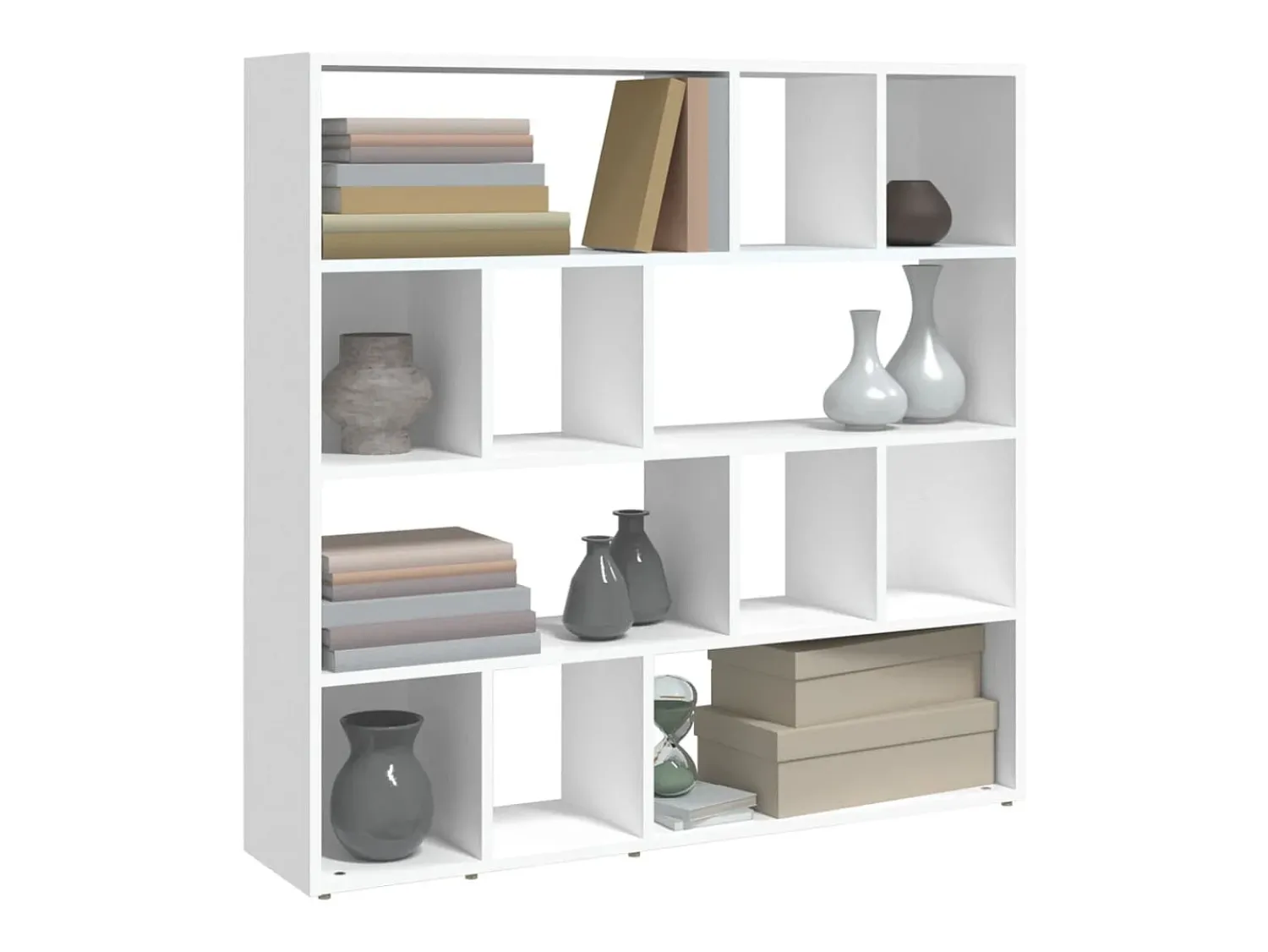 Biblioteca| Estante/divisória 105x24x102 cm PT763750 Branco