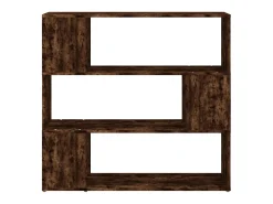vidaxl Estante/divisória 100x24x94 cm carvalho fumado^ Prateleira