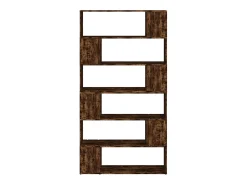 Biblioteca| Estante/divisória 100x24x188 cm carvalho fumado PT760095 Castanho