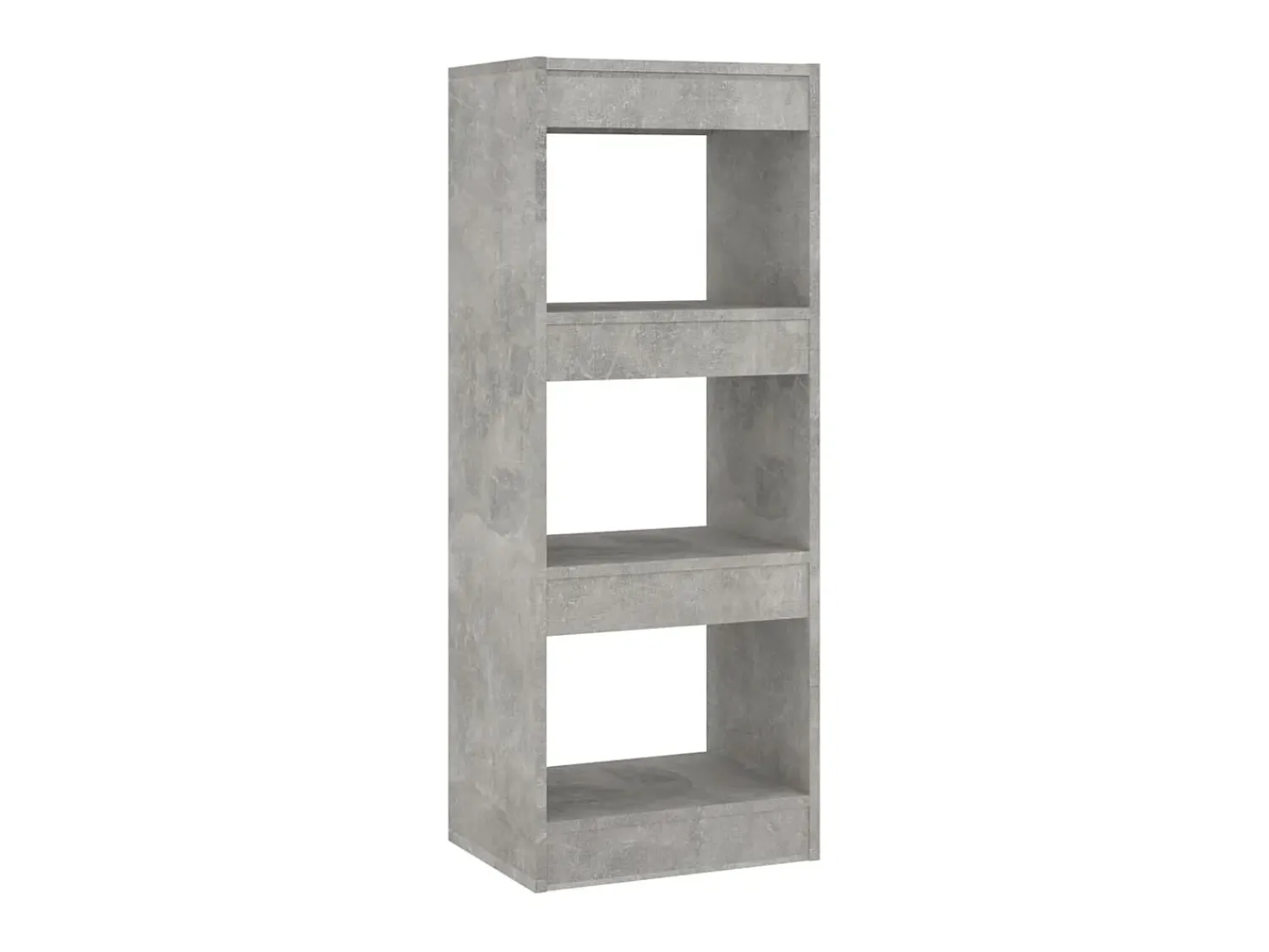 Biblioteca| Estante/divisória 40x30x103 cm contraplacado cimento PT467493 Cinzento