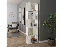 Biblioteca| Estante/divisória 45x24x159 cm contraplacado PT105508 Branco
