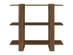 Biblioteca* Estante/divisória 100x30x87 cm cor carvalho PT768676 Castanho