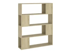 Prateleira*vidaxl Estante/divisória 100x24x124 cm cor carvalho sonoma Castanho