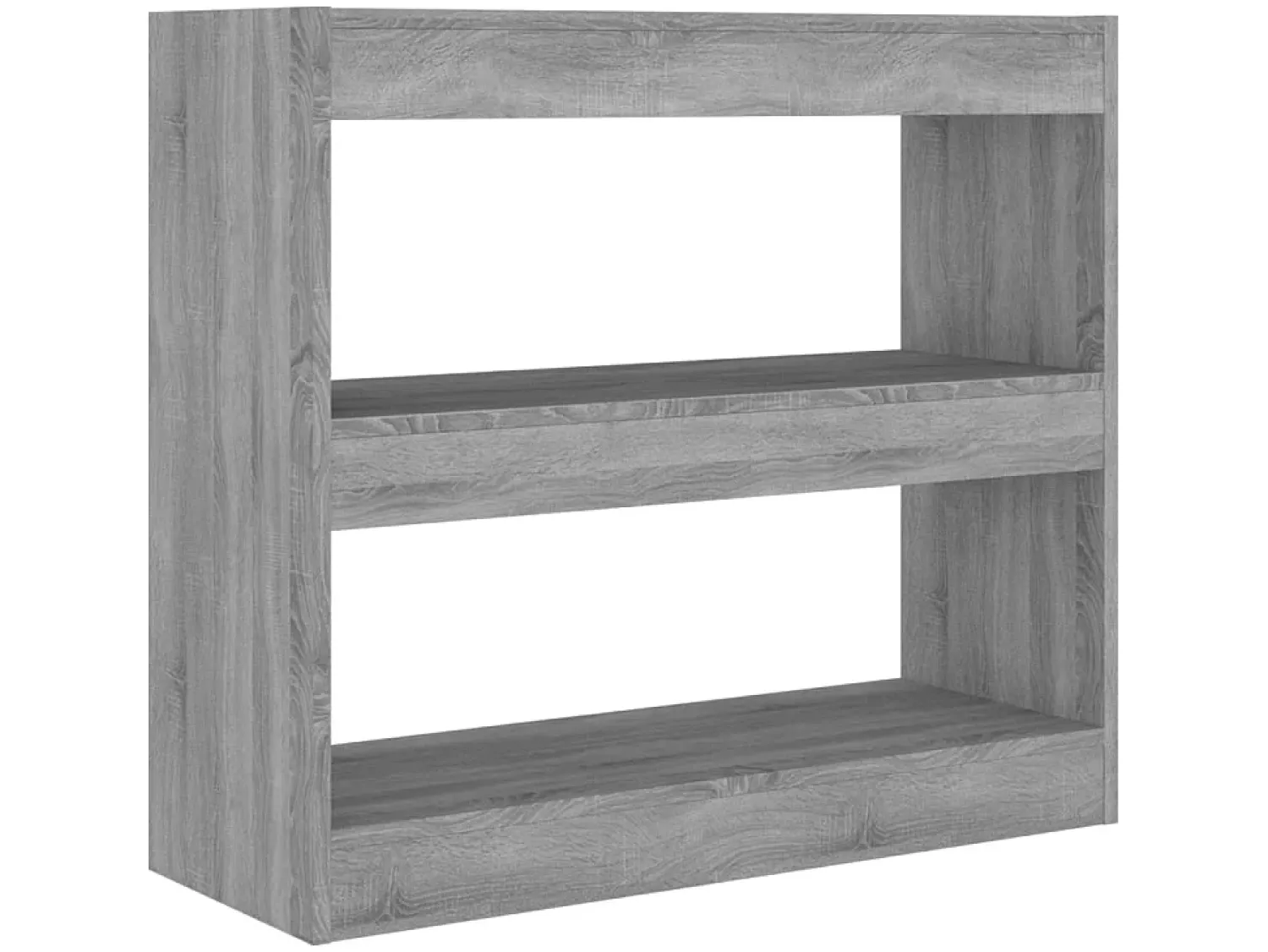 Biblioteca* Estante/divisória 80x30x72 cm cor sonoma cinza PT638134 Cinzento