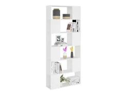 Prateleira*vidaxl Estante/divisória 80x24x186 cm derivados de madeira Branco
