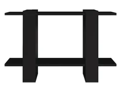 Prateleira|vidaxl Estante/divisória 80x30x51 cm Preto