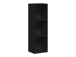 Biblioteca|vidaxl Estante/móvel de TV 36x30x114 cm contraplacado Preto