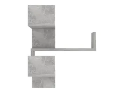 Sale vidaxl Estantes canto p/ parede 2pcs deriv. madeira cinza cimento Cinzento