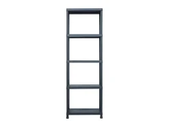 Prateleira| Estantes de arrumação 2 pcs 125 Kg 60x30x180 cm plástico PT925271 Preto