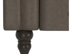 Sofá|Dorel Home Felix | Sofá-cama de 3 lugares em microfibra -escuro Castanho