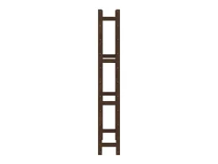 Clearance Garrafeira para 77 garrafas madeira de pinho maciça PT341219 Castanho