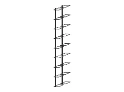 Garrafeiras de parede para 18 garrafas 2 pcs ferro PT514918^ Acessórios De Arrumação|Acessório Vinho E Bar