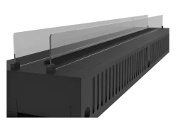 Lareira| Invapo Insert 2200 Lareira a vapor embutida - Chama multicolorida 3D, app, tanque 4,8 l, recarga automática - 220 cm Preto