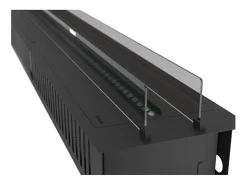 Lareira| Invapo Insert 2200 Lareira a vapor embutida - Chama multicolorida 3D, app, tanque 4,8 l, recarga automática - 220 cm Preto