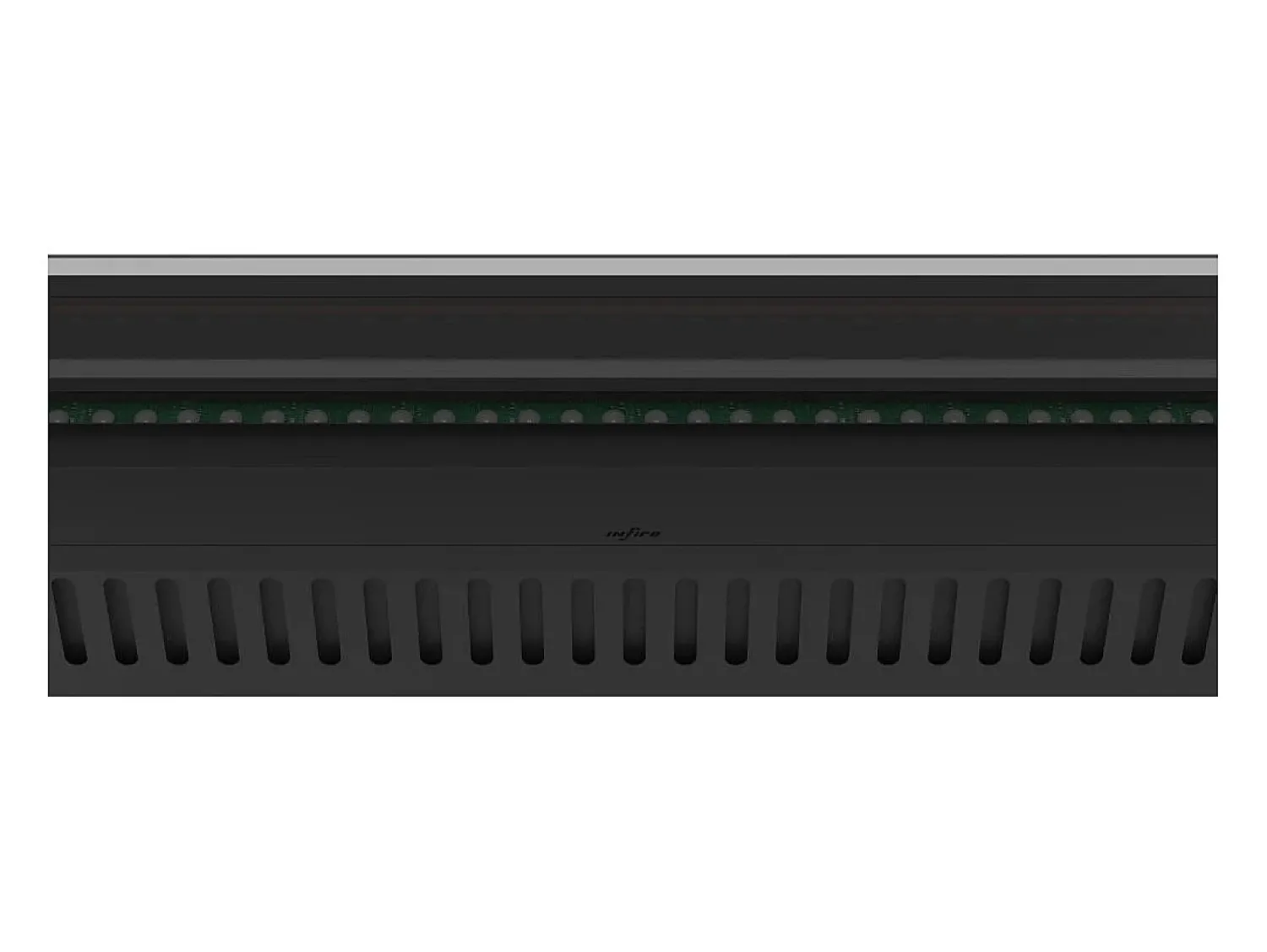 Outlet Invapo Insert 1800 Lareira a vapor embutida - Chama multicolorida 3D, app, tanque 3,6 l, recarga automática - 180 cm Preto