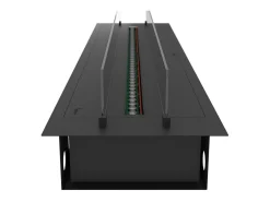 Outlet Invapo Insert 1800 Lareira a vapor embutida - Chama multicolorida 3D, app, tanque 3,6 l, recarga automática - 180 cm Preto