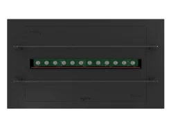 Lareira| Invapo Insert 700 Lareira embutida a vapor de água - Chama multicolorida, efeito 3D e controle por aplicativo, tanque de 1,2 l - 70 cm Preto